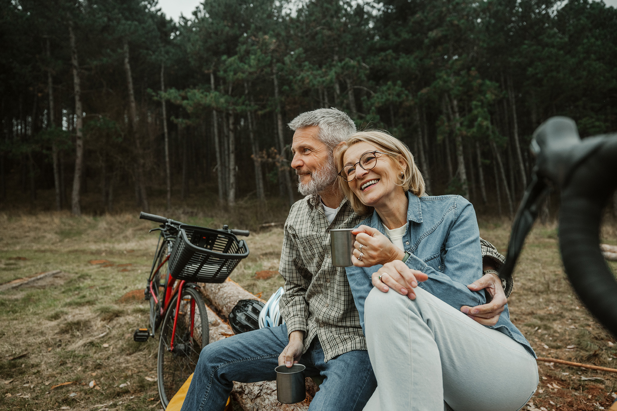 Cycling Mature Couple Istk