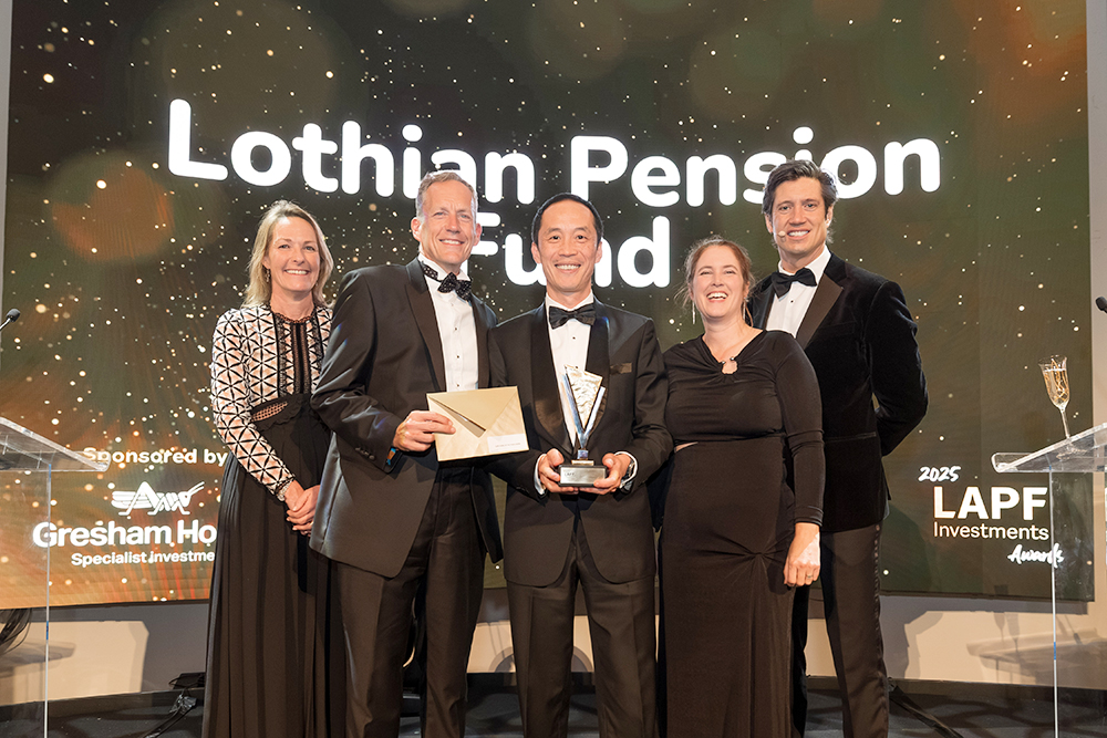 LAPF Awards 2025 Winner LGPS Lothian