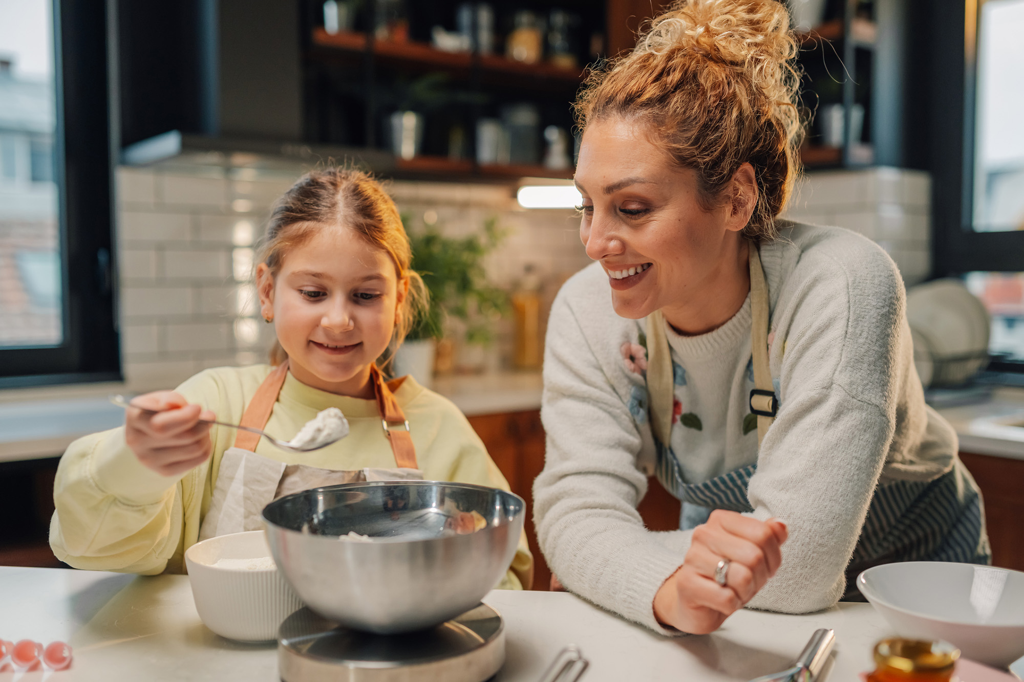 Baking Measuring Child
